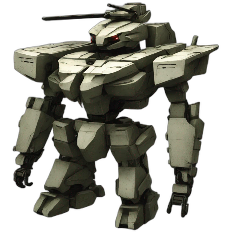 armored core but japanese style emoji