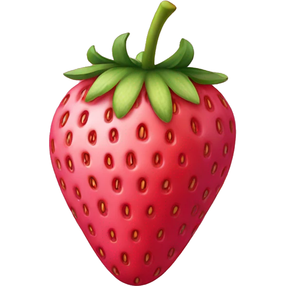pink strawberry  emoji