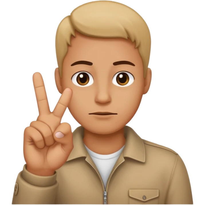 No I need it with only the middle finger down emoji