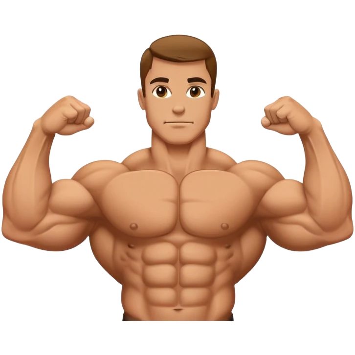 bodybuilder forearm exercise emoji