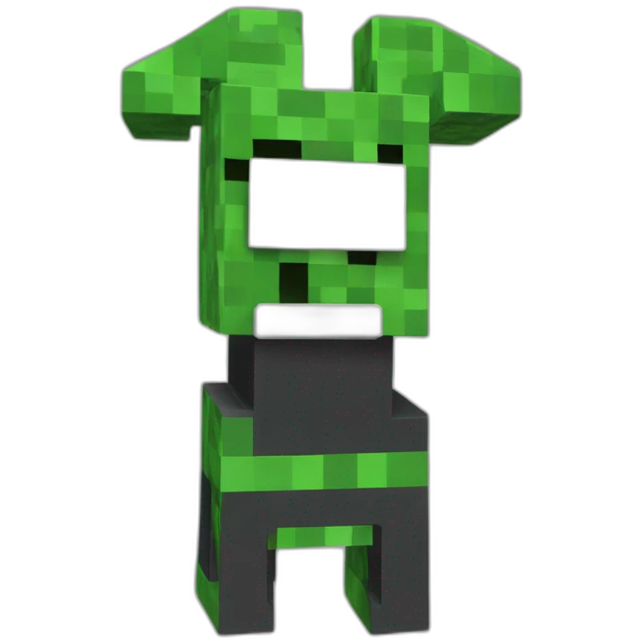 Creeper merged with Enderman emoji