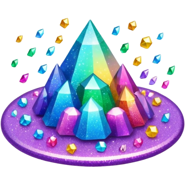 Glitter silent killer emoji