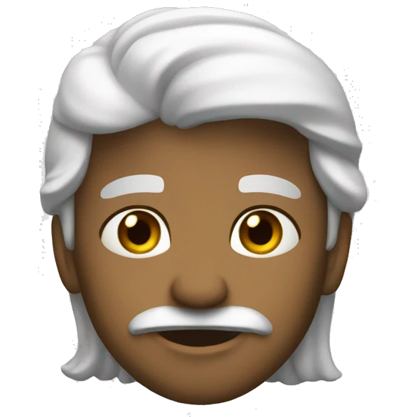 Moño blanco  emoji