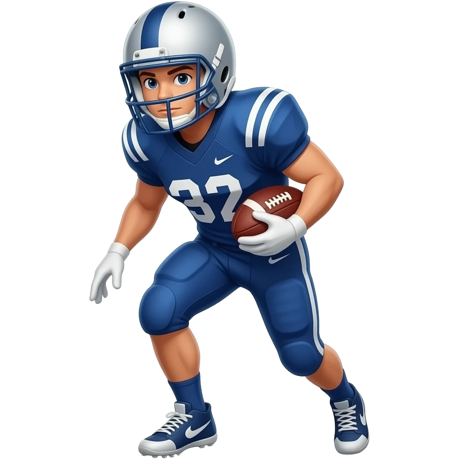 playing football emoji