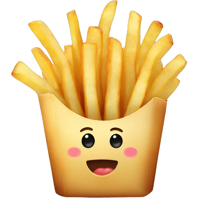 fries potato emoji