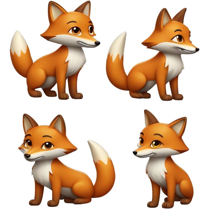 Fox wearing a hotdog hat  emoji