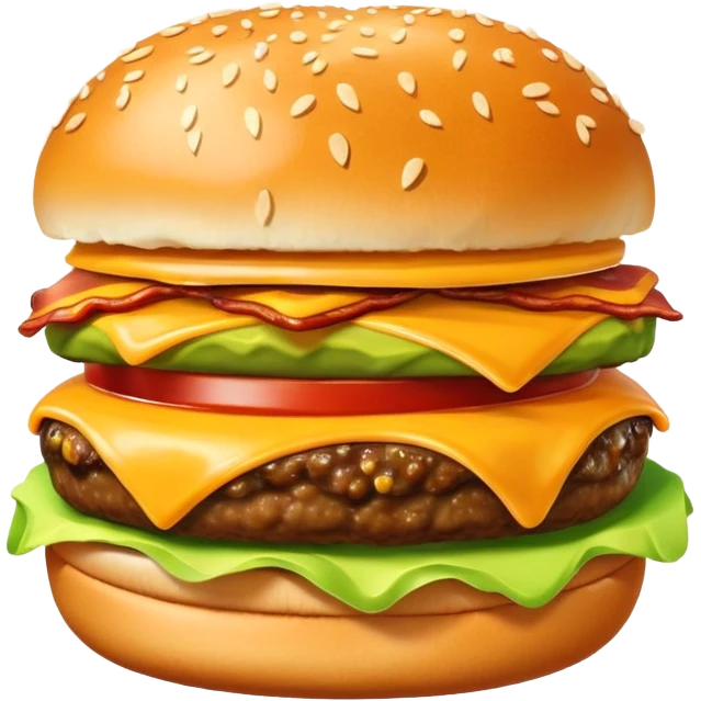 Avocado Bacon Cheeseburger  emoji