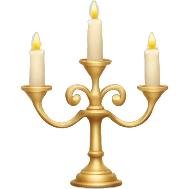 Gorgeous elegant candelabra  emoji