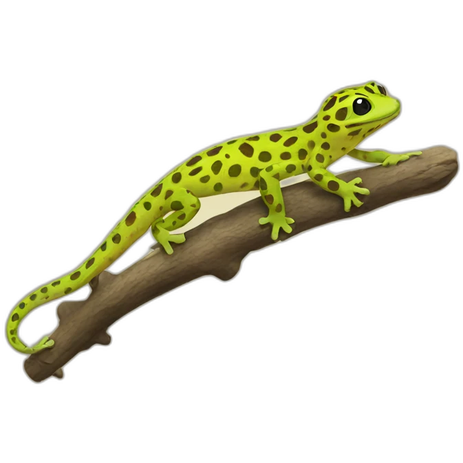 Gecko leopard emoji
