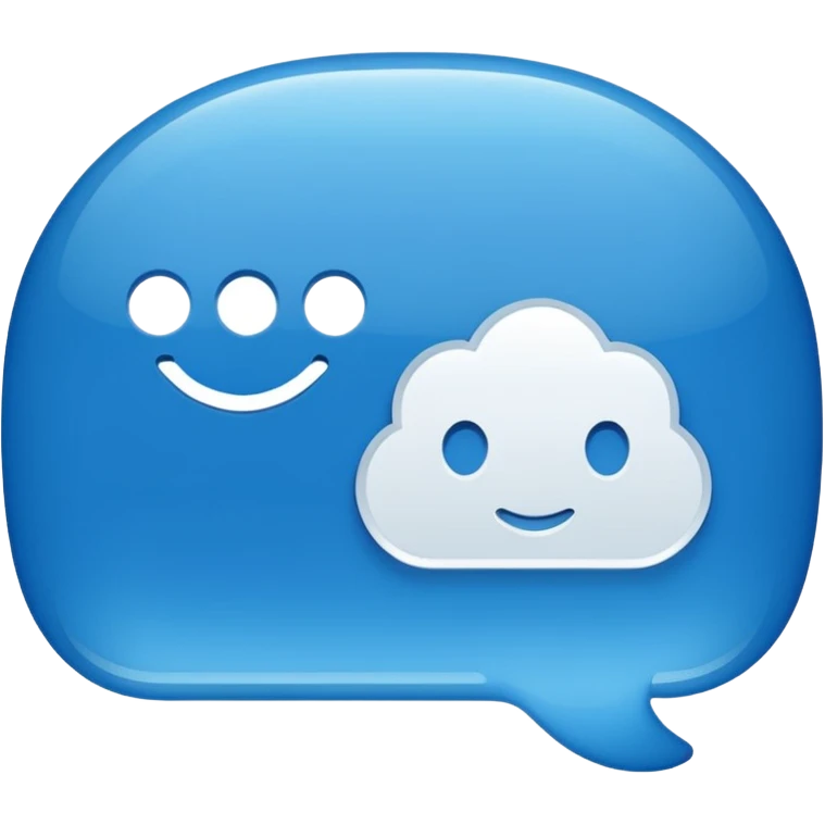 a message icon with a "comenta" caption emoji