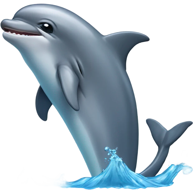 Dolphin crying emoji