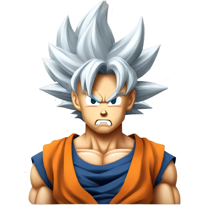 Angry super saiyan goku emoji
