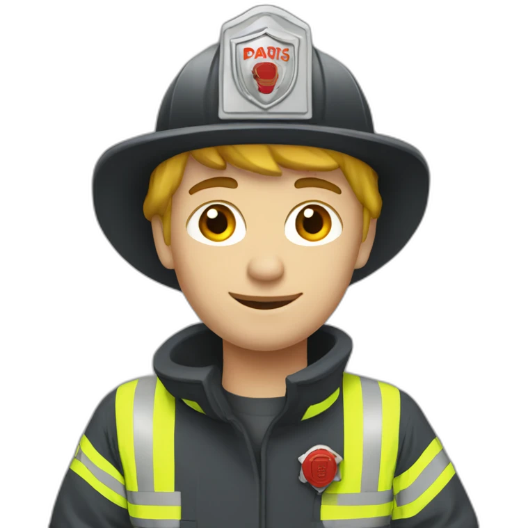 White Paris Firefighter emoji