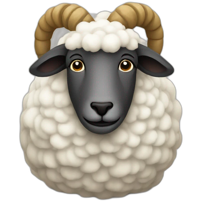 sheep worshipping emoji