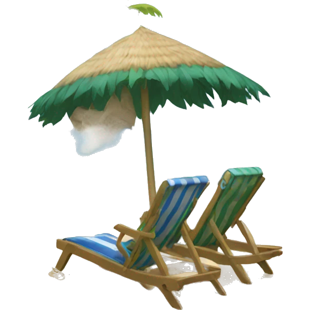 Cuban beach emoji