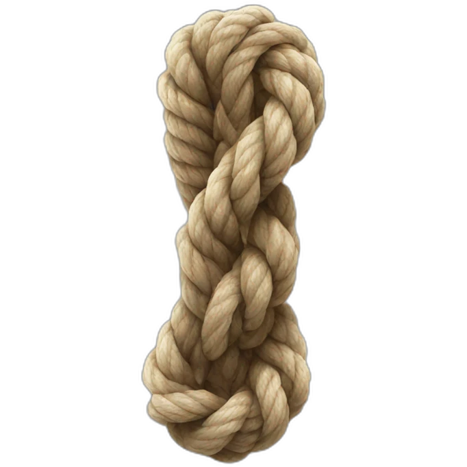 Twisted rope emoji