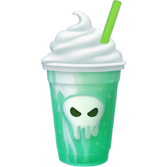 Ghost slurpee emoji