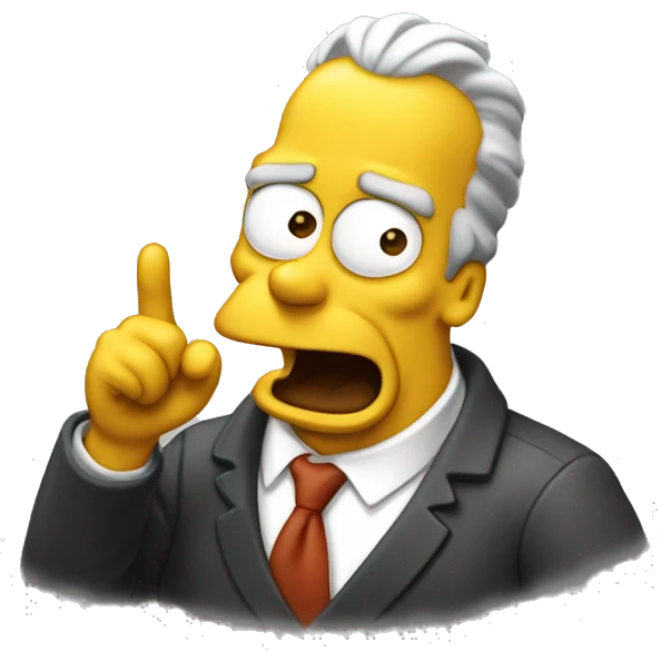 Create an emoji, which is a popular meme where simpsons charectar is yelling. It usually goes something like "old man yells at linux". emoji
