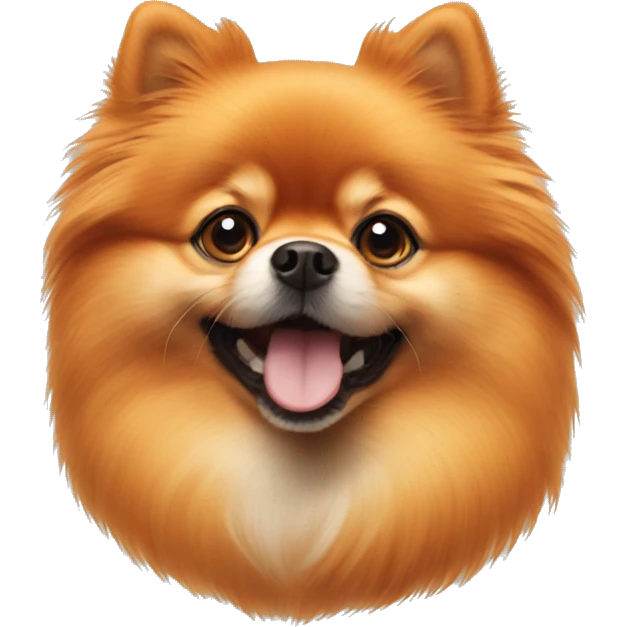 Orange Pomeranian  emoji