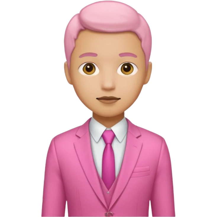 pink suit emoji