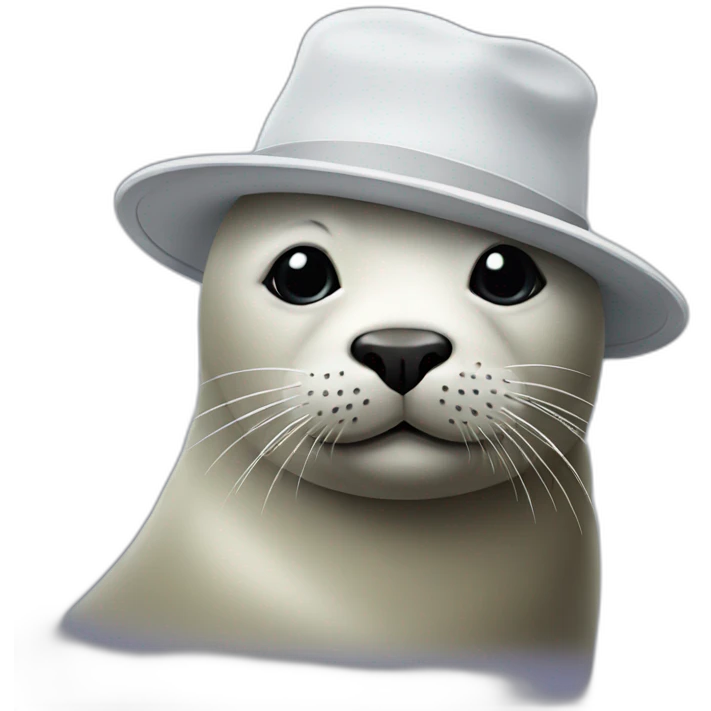 seal with hat emoji