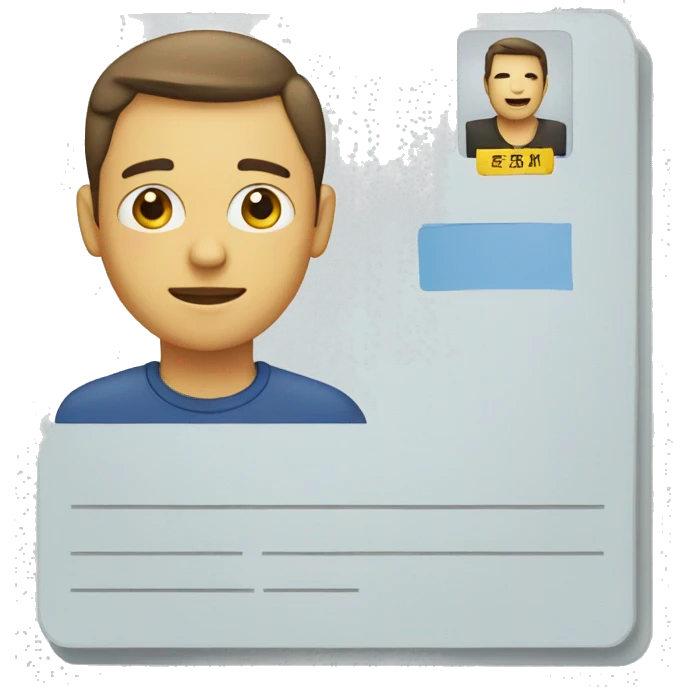 identification card emoji