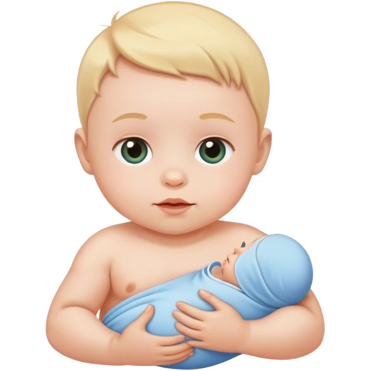Minimalist designer baby emoji