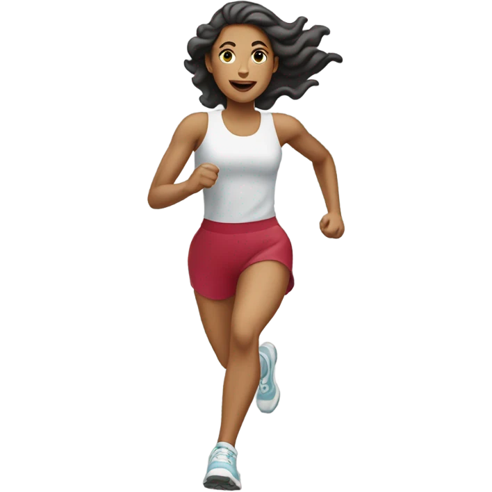 Running woman light skin  emoji