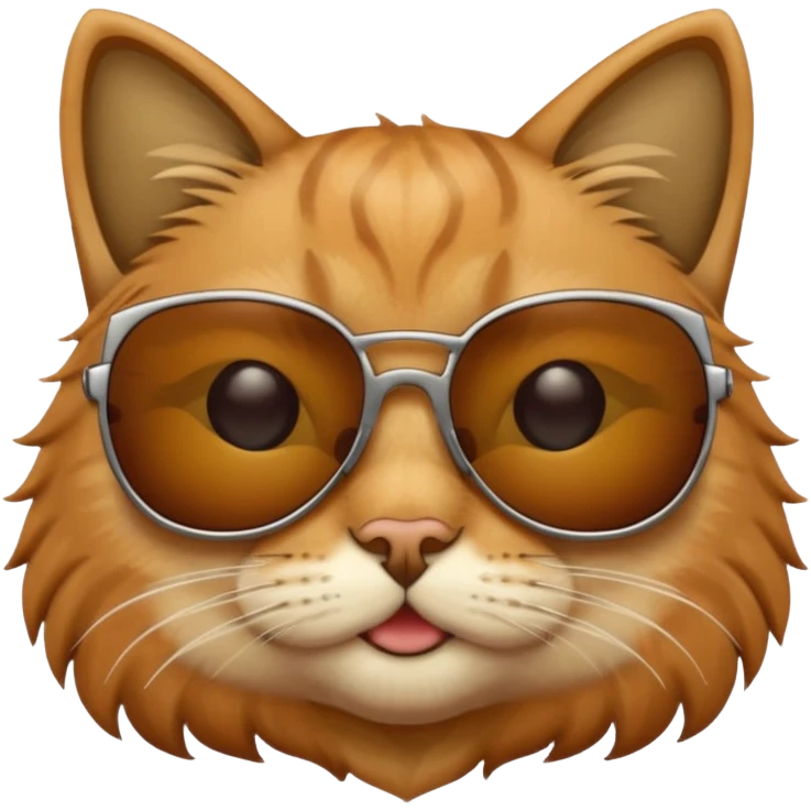 Cat wearing sunglasses emoji