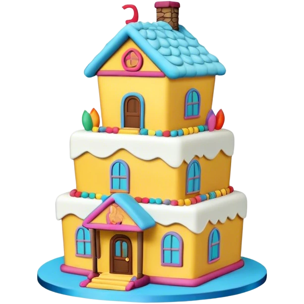 Up movie house cake for 20 birthday  emoji
