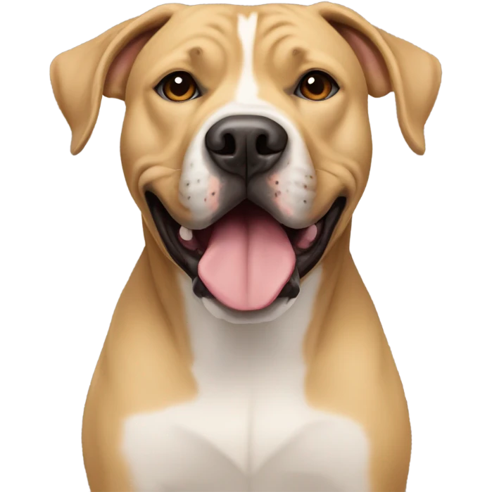 American staffordshire terrier mixed with labrador emoji
