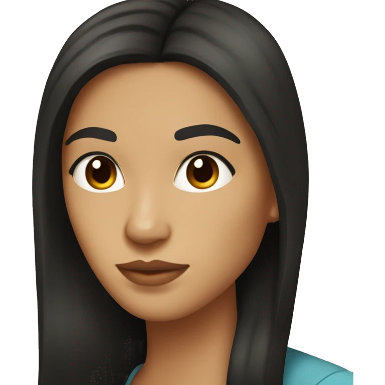 Woman with medium skin tone and long brown hair kissing man with light skin tone and black hair emoji