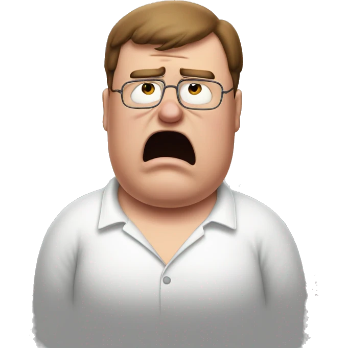 Peter griffin crying emoji