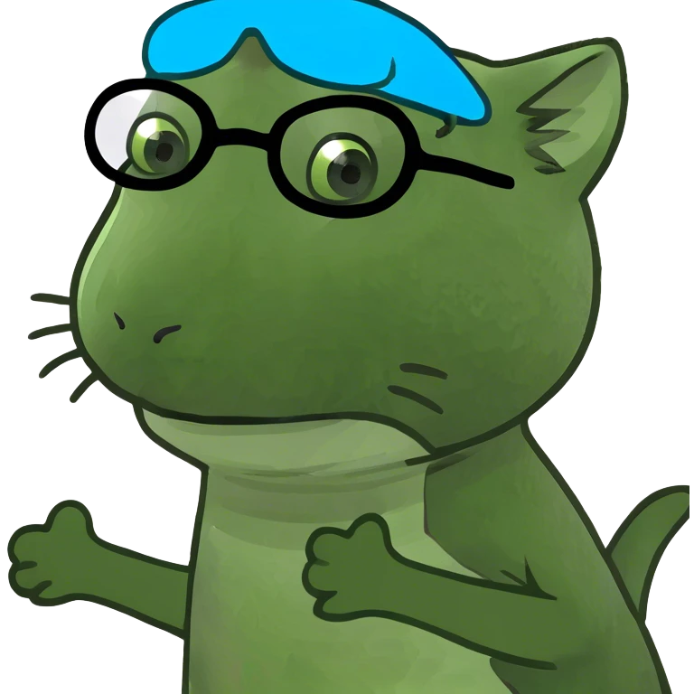 Cat teaching a swimming lesson  emoji