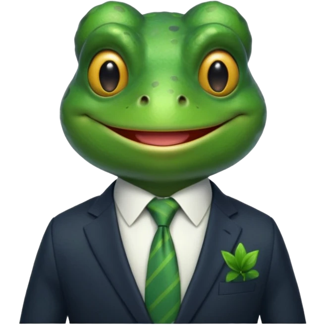 politician Frog emoji