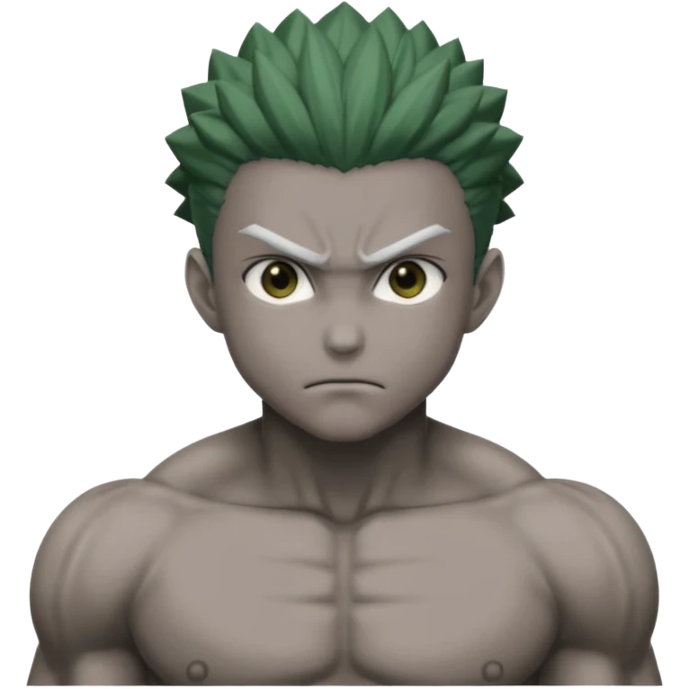 a front view shot of meruem from hunter x hunter emoji