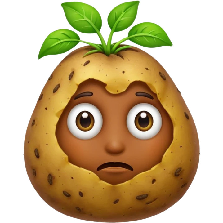 Confused Potato emoji