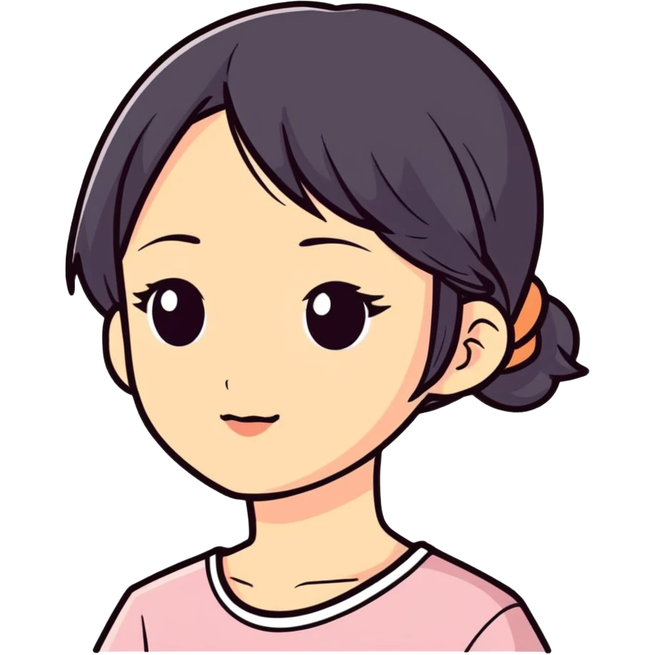 Asian girl emoji