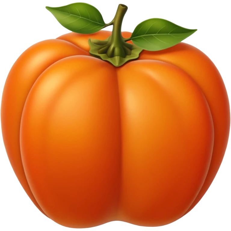 persimmon emoji