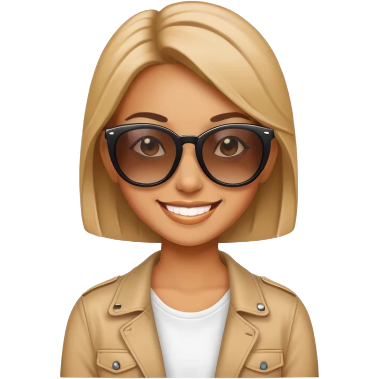 la cool girl emoji