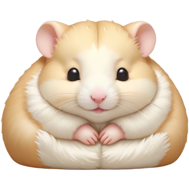Meme-Worthy Cute Sleeping Cream Hamster Portrait Emoji, Head resting peacefully with a contented smile, showcasing a delightfully compact build and a luxuriously soft cream fur, eyes shut in a serene nap, Simplified yet hilariously adorable features, highly detailed, glowing with a soft, drowsy light, high shine, relaxed and utterly lovable, stylized with an air of playful laziness, bright and heartwarming, soft glowing outline, capturing the essence of a comically sleepy hamster, so meme-worthy it feels like it could instantly become the next viral sensation of adorable slumber! emoji