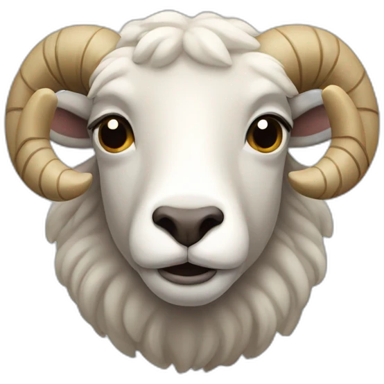 Ram figthing emoji