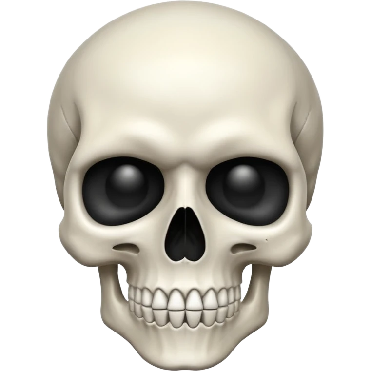 Create a skull ☠️ but without the crossbones emoji