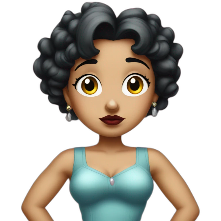 Tough Betty Boop emoji