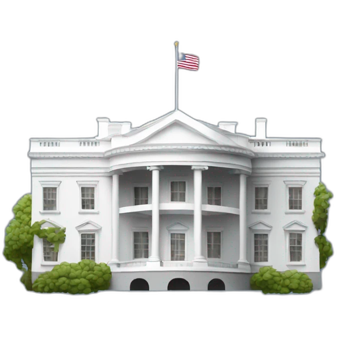 The white house of washington emoji