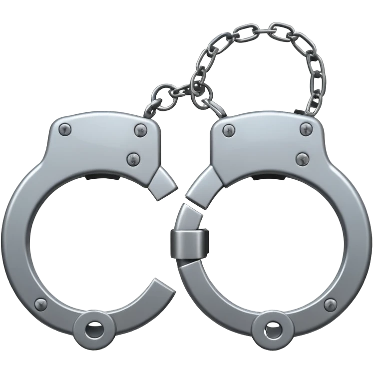 Handcuffs breaking emoji