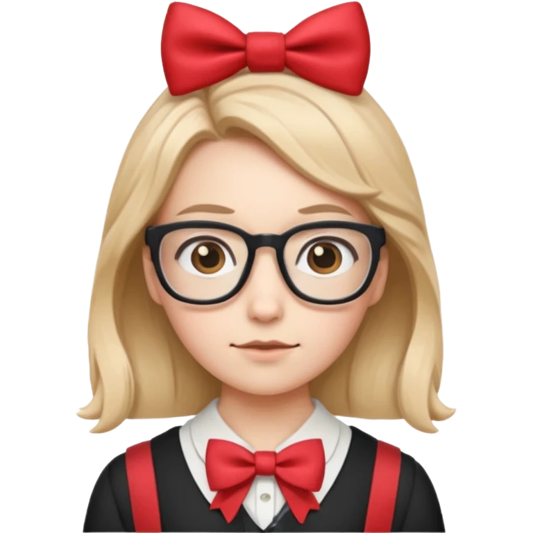 🤓+🎀 same emoji  emoji