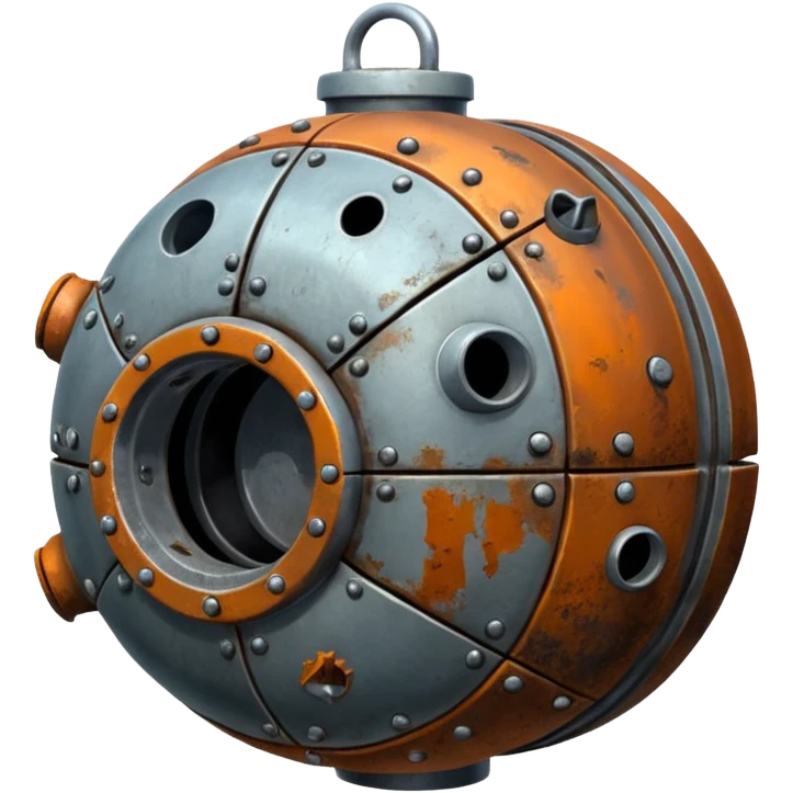 hyper realystic sea ​​mine emoji