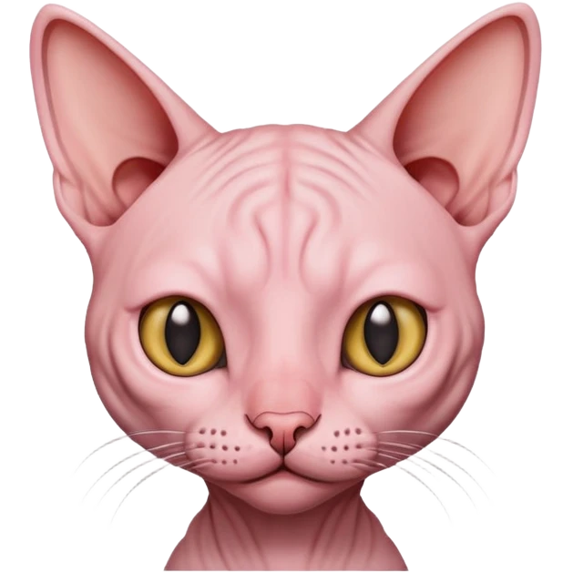 Hairless cat emoji