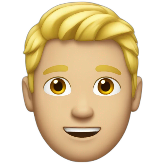 Blond guy  emoji